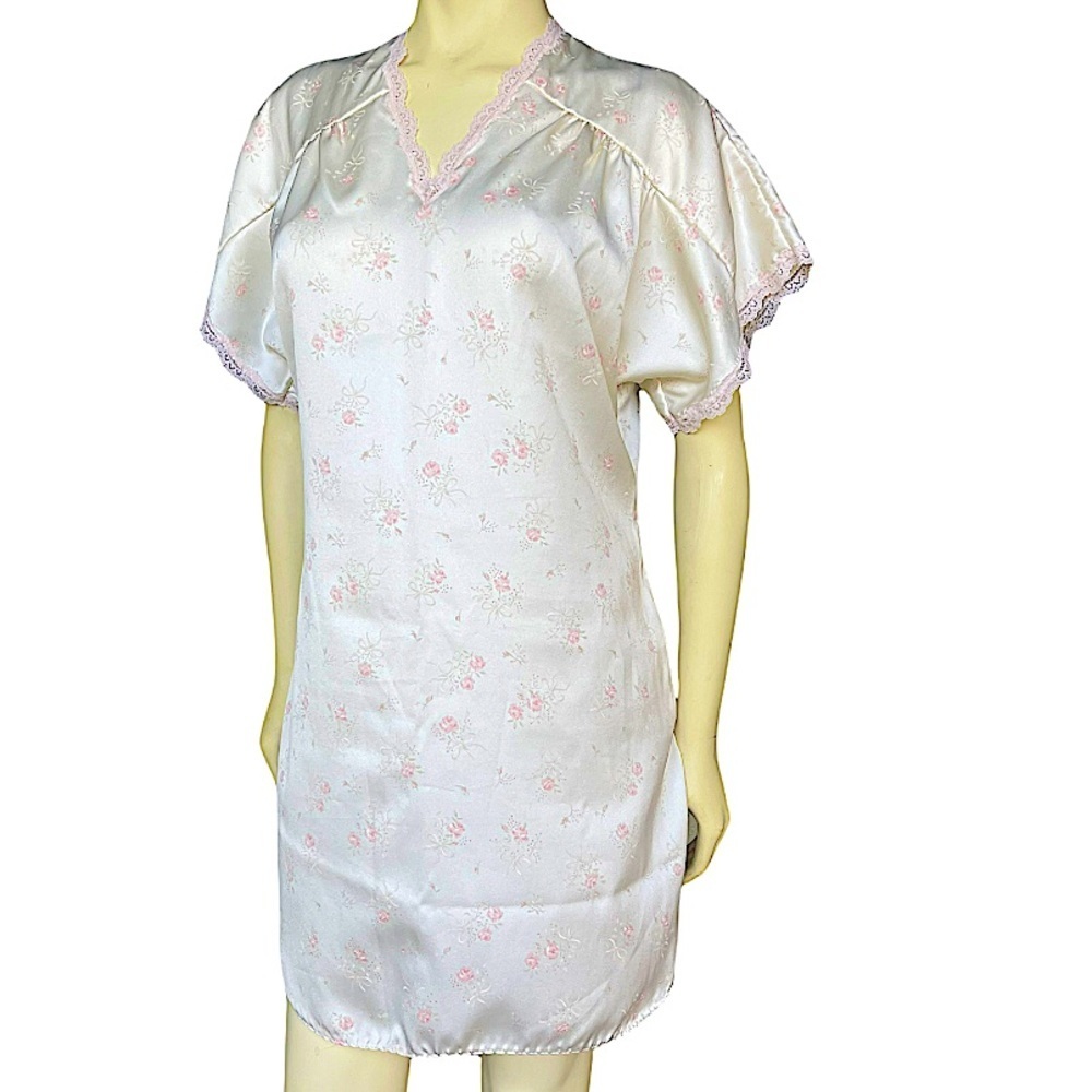 Nightgown Val Mode Seriously Soft Floral Women’s Nightgown